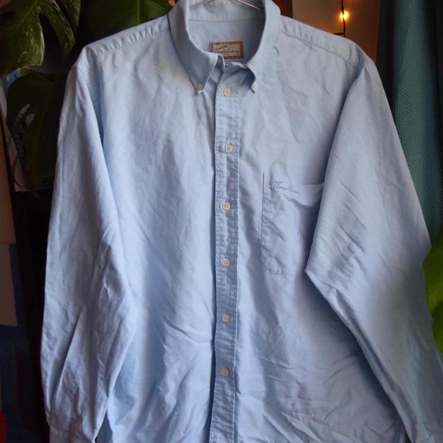 Burberry Men's Shirt - Blue - L on Productcaster.