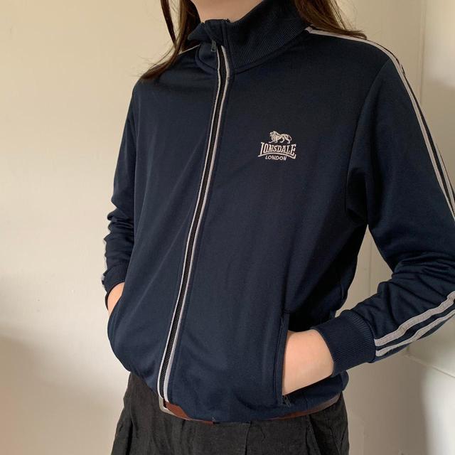 Lonsdale Women's Jacket - Navy/Blue - S on Productcaster.