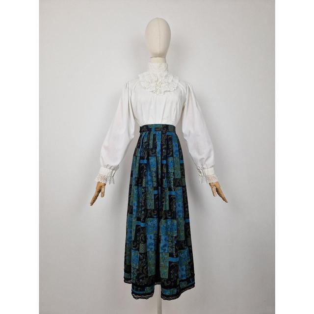 Vintage Women's Skirt - Blue - 30" on Productcaster.