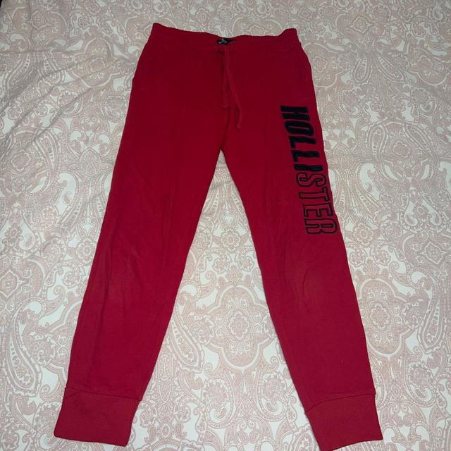 Hollister Co. Women's Sweatpants - Red - S on Productcaster.