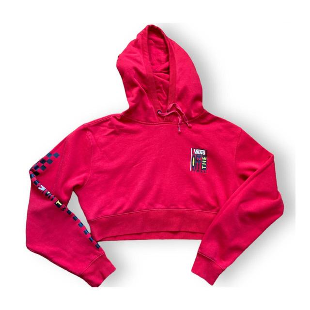 Vans Women's Hoodie - Red - S on Productcaster.