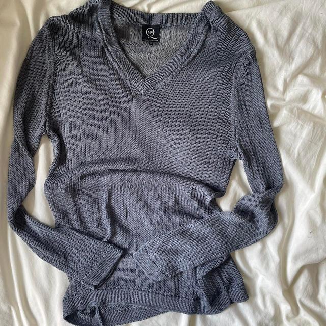 Alexander McQueen Women's Jumper - Grey/Silver - XL on Productcaster.