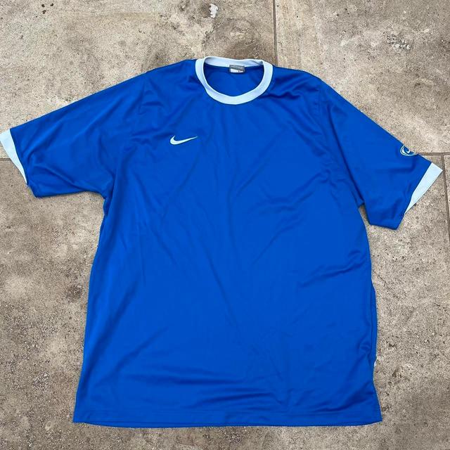 Nike Men's T-shirt - Blue - XXL on Productcaster.