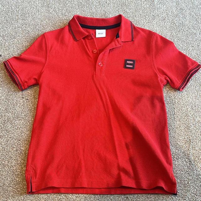 Hugo Boss Kids' Polo shirt - Red on Productcaster.