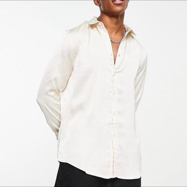 ASOS Design Men's Shirt - Cream - M on Productcaster.