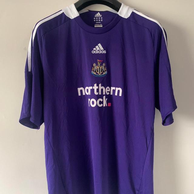 Adidas Men's T-shirt - Purple - XL on Productcaster.