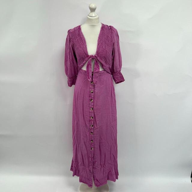 Free People Women's A-line Dress - Pink - S on Productcaster.