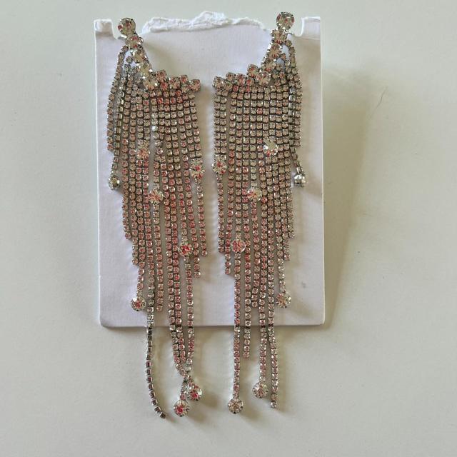 Free People Women's Earrings - Silver on Productcaster.