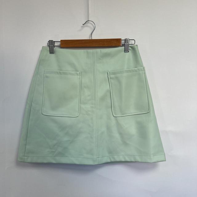 Anthropologie Women's Mini Skirt - Green - M on Productcaster.