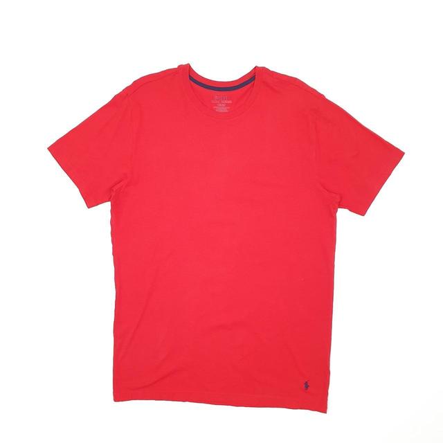 Ralph Lauren Men's T-shirt - Red - M on Productcaster.