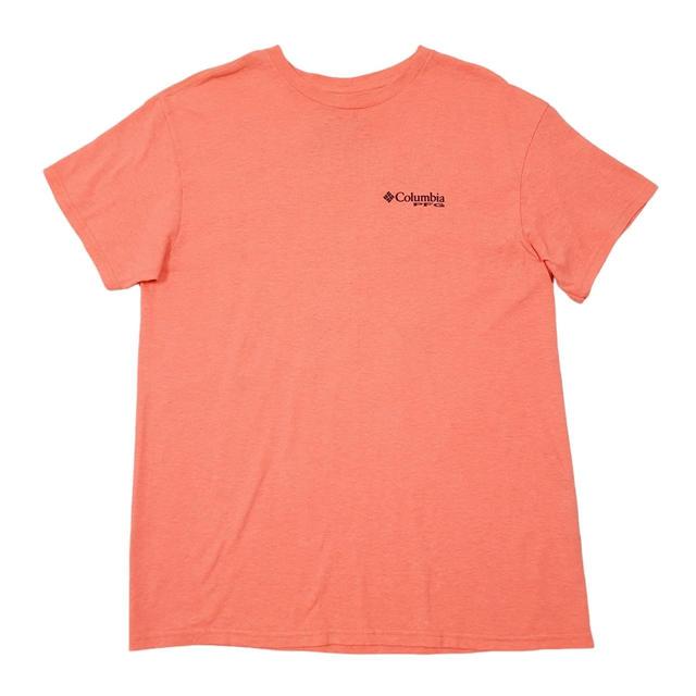 Columbia Sportswear Men's T-shirt - Pink - M on Productcaster.