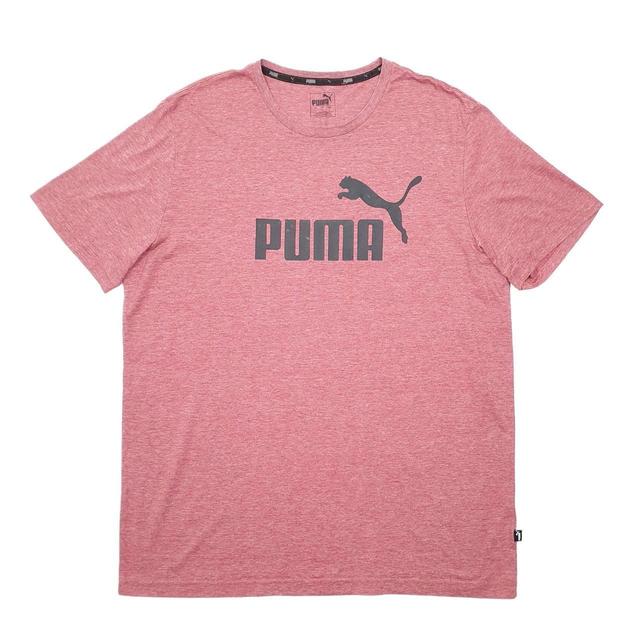 Puma Men's T-shirt - Red/Pink - L on Productcaster.