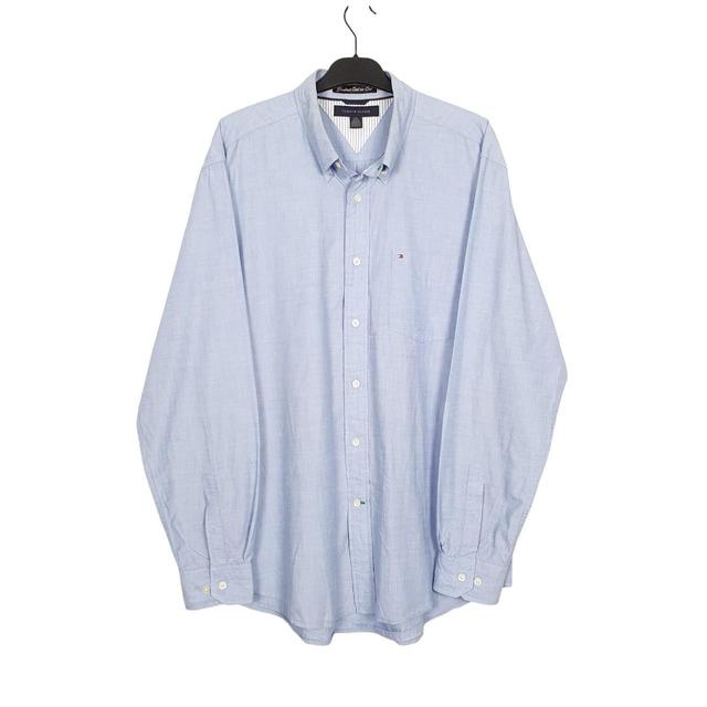 Tommy Hilfiger Men's Shirt - Blue - L on Productcaster.