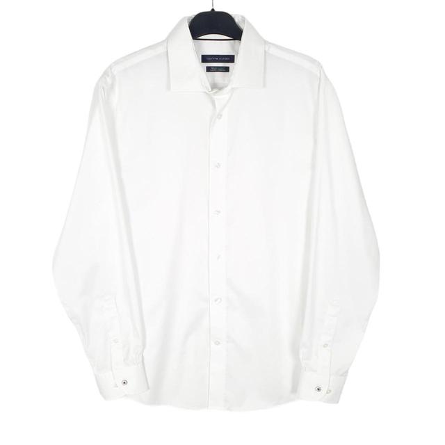 Tommy Hilfiger Men's Shirt - White - S on Productcaster.