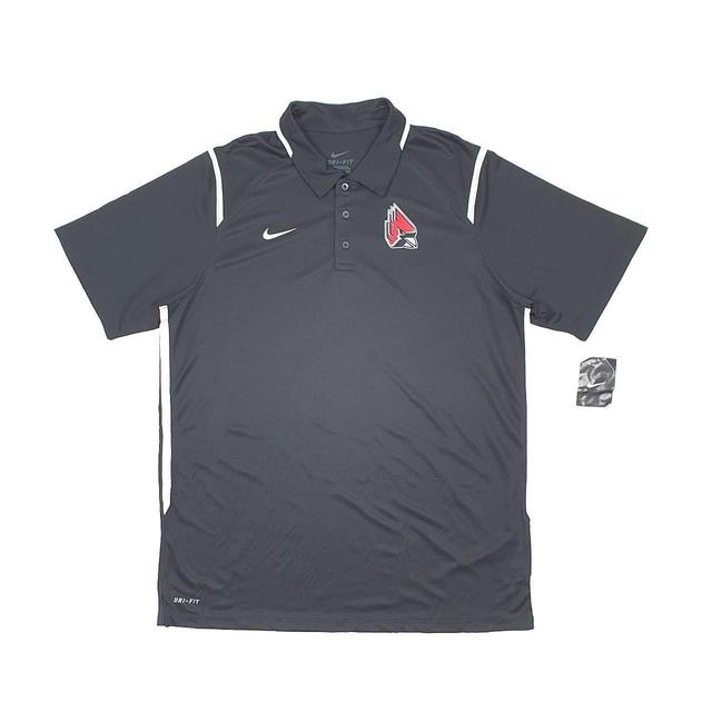 Nike Men's Polo shirt - Black - L on Productcaster.