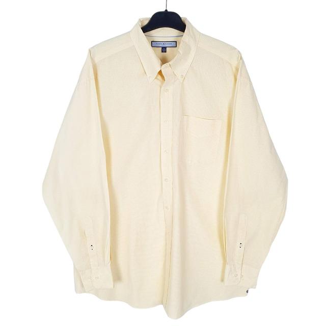 Tommy Hilfiger Men's Shirt - Yellow - XL on Productcaster.