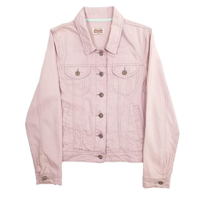 Vintage Women's Cotton Jacket - Pink - S on Productcaster.