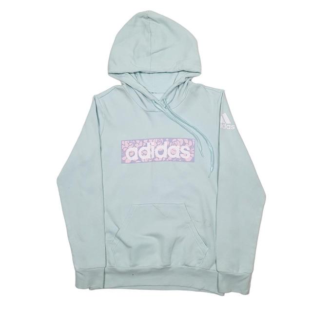 Adidas Women's Hoodie - Blue - M on Productcaster.