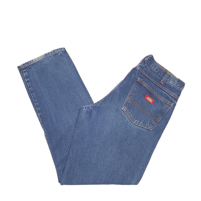 Dickies Men's Straight leg Jeans - Blue - 34" on Productcaster.