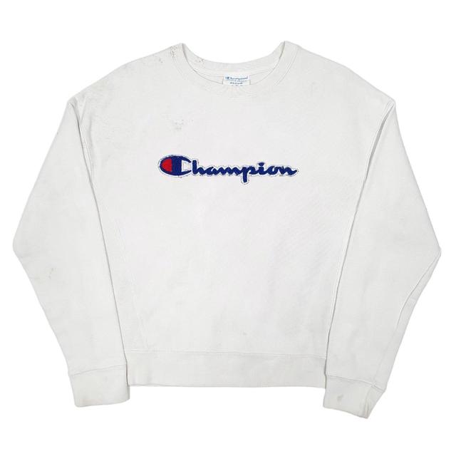 Champion Women's Sweatshirt - White - M on Productcaster.