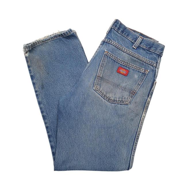 Dickies Men's Straight leg Jeans - Blue - 32" on Productcaster.