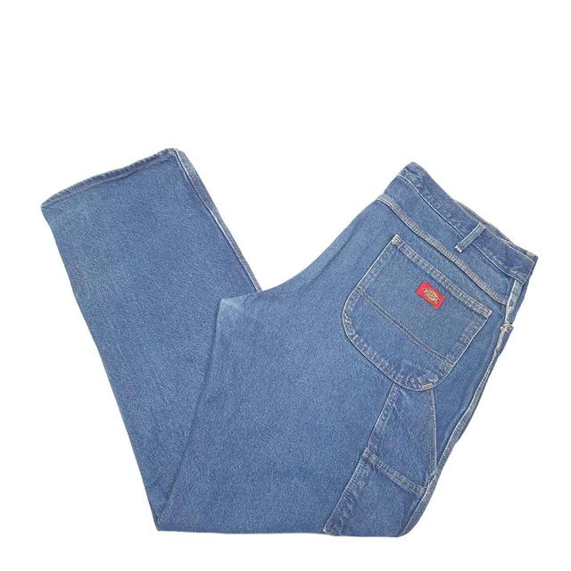 Dickies Men's Straight leg Jeans - Blue - 38" on Productcaster.