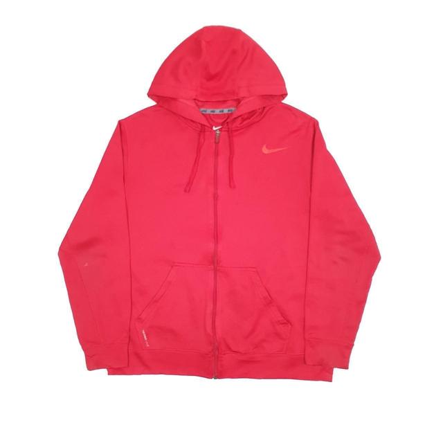 Nike Men's Sweatshirt - Red - L on Productcaster.