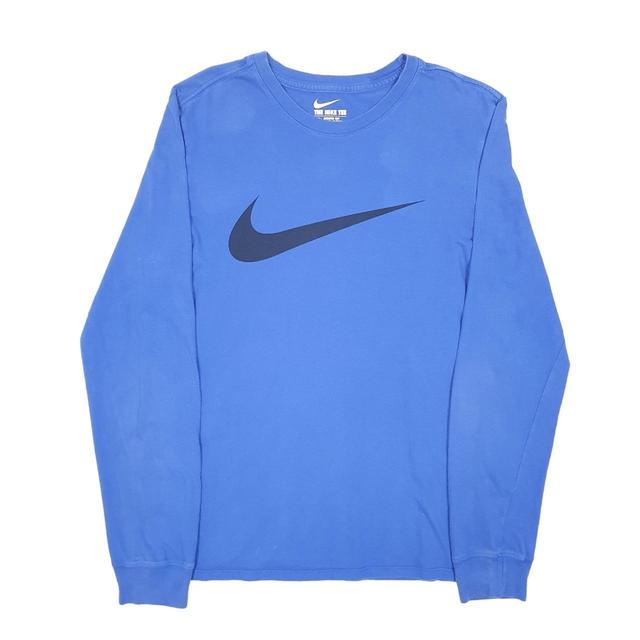 Nike Men's T-shirt - Blue - M on Productcaster.