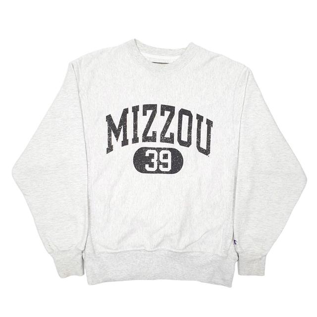 Champion Men's Sweatshirt - Grey - S on Productcaster.