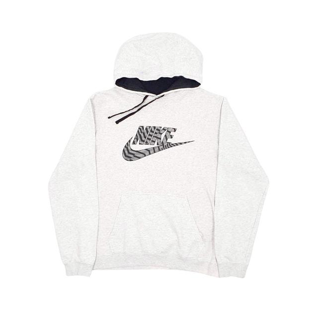 Nike Men's Hoodie - Grey - M on Productcaster.