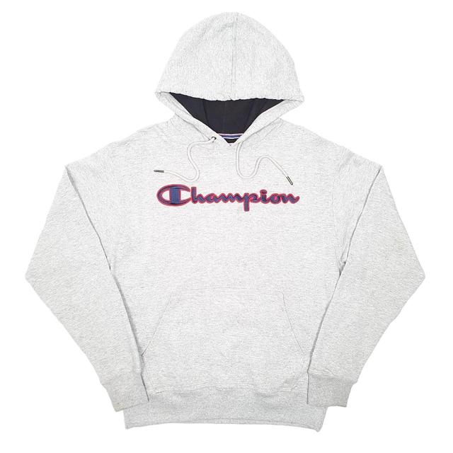 Champion Men's Hoodie - Grey - M on Productcaster.