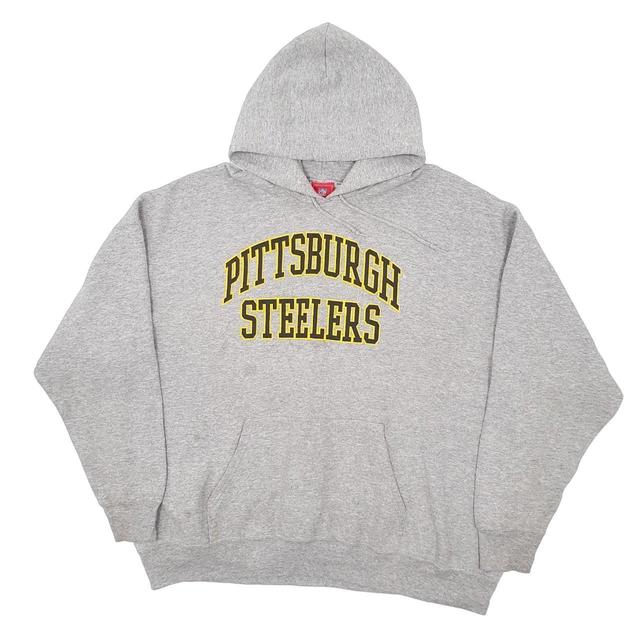 NFL Men's Hoodie - Grey - XXL on Productcaster.