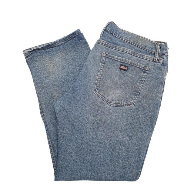 Dickies Men's Straight leg Jeans - Blue - 38" on Productcaster.