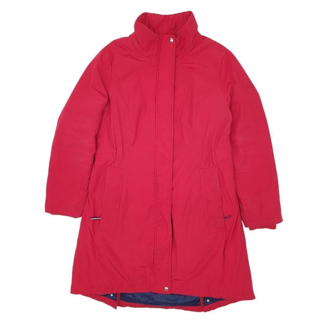 Tommy Hilfiger Women's Duster Jacket - Red - L on Productcaster.