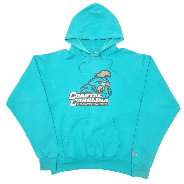 Champion Men's Hoodie - Green - M on Productcaster.