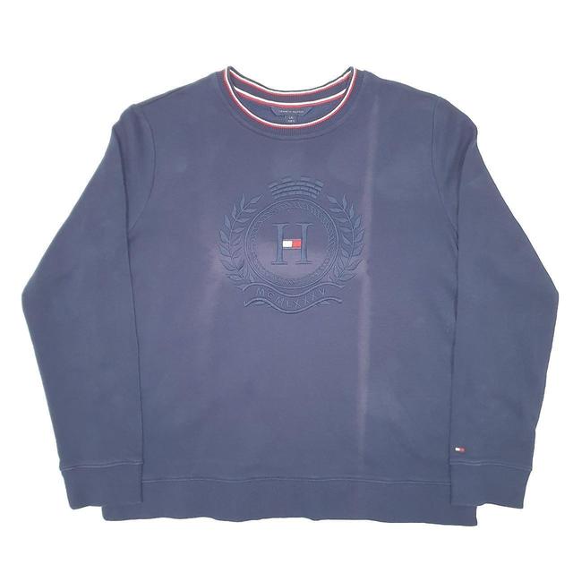 Tommy Hilfiger Women's Sweatshirt - Navy - L on Productcaster.