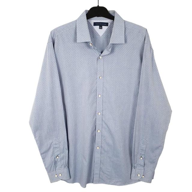 Tommy Hilfiger Men's Shirt - Blue - M on Productcaster.