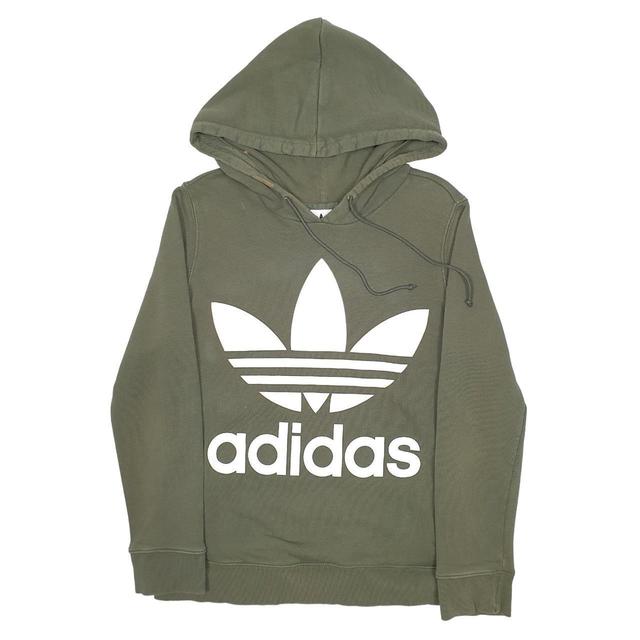 Adidas Women's Hoodie - Khaki - M on Productcaster.