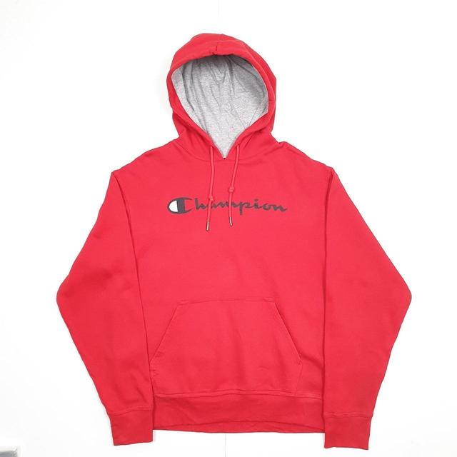 Champion Men's Hoodie - Red - M on Productcaster.