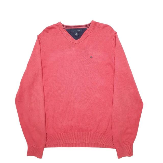 Tommy Hilfiger Men's Jumper - Pink - M on Productcaster.