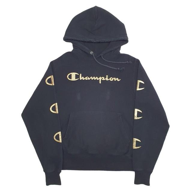 Champion Men's Hoodie - Black - S on Productcaster.