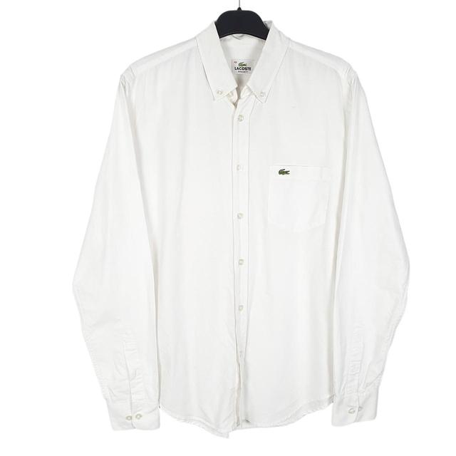 Lacoste Men's Shirt - White - M on Productcaster.