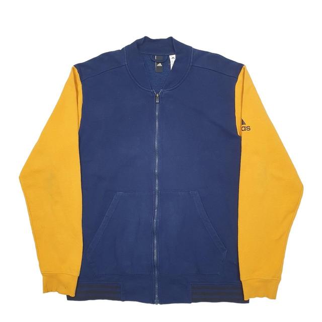 Adidas Men's Jumper - Blue/Navy - XL on Productcaster.