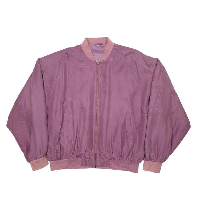 Vintage Women's Nylon Jacket - Burgundy/Purple - XL on Productcaster.