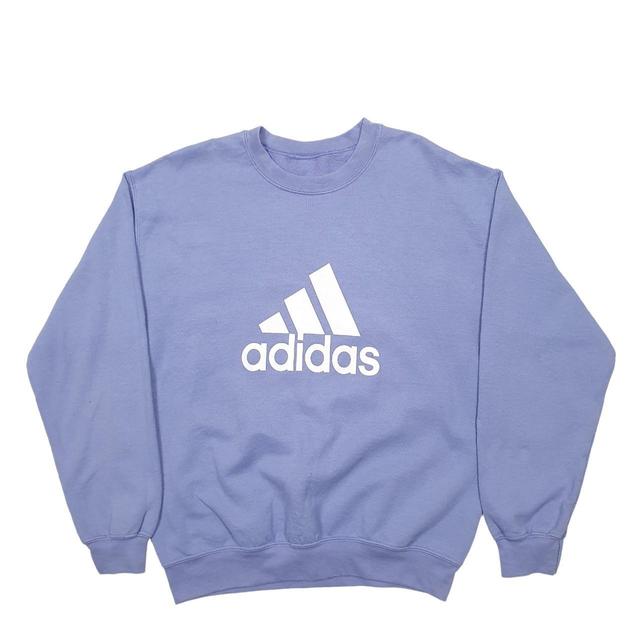 Adidas Men's Sweatshirt - Purple - M on Productcaster.