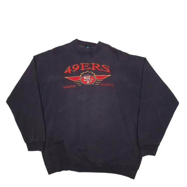 Vintage Men's Sweatshirt - Black - XL on Productcaster.