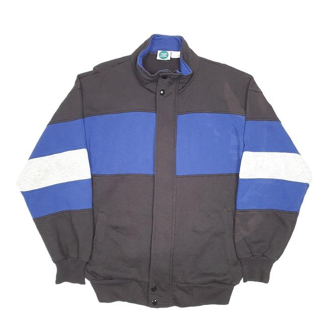 Vintage Men's Sweatshirt - Black/Blue - M on Productcaster.