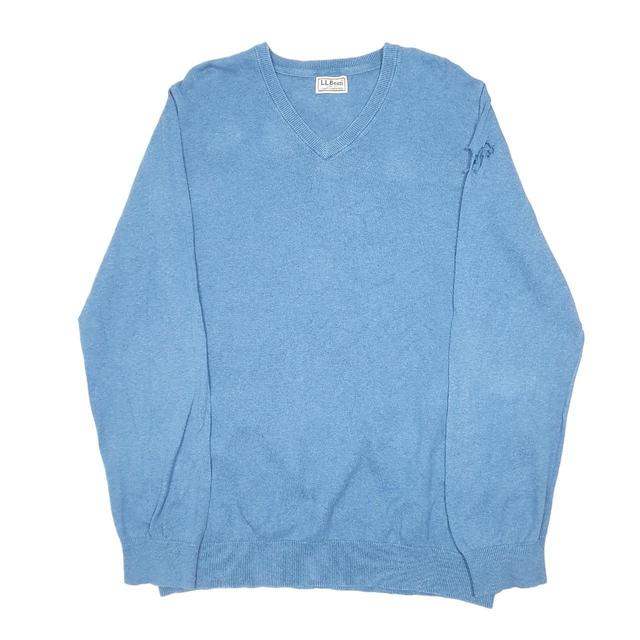 L.L.Bean Men's Jumper - Blue - L on Productcaster.