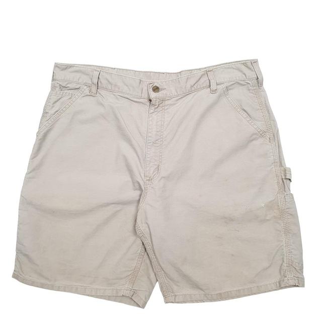 Carhartt Men's Shorts - Cream - 38" on Productcaster.