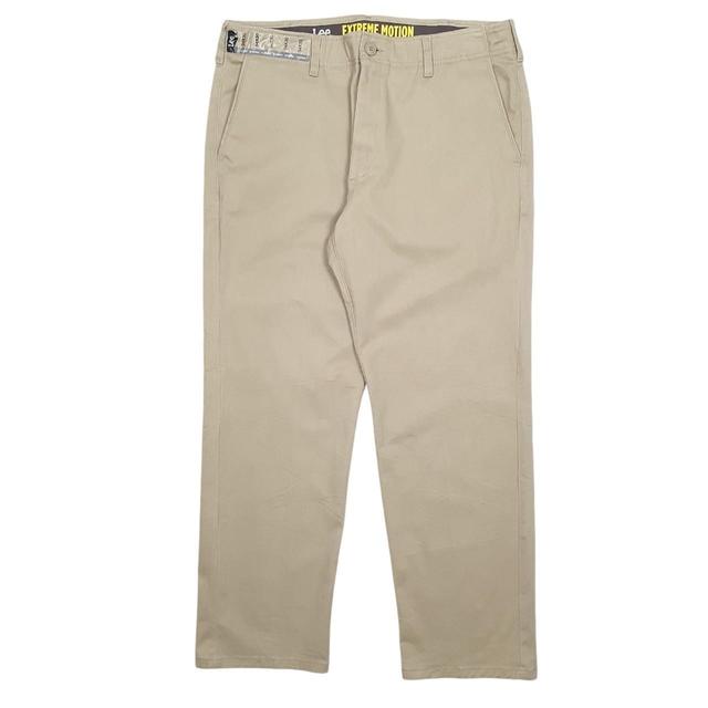 Lee Men's Straight leg Trousers - Cream - 34" on Productcaster.